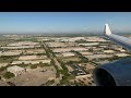 American Eagle Embraer E175 Descent and Landing at Dallas