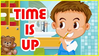 Time Is Up Song | Super Simple Songs | Nursery Rhymes | Children&#39;s songs