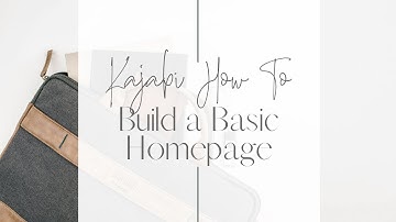 How to Build a Basic Homepage in Kajabi