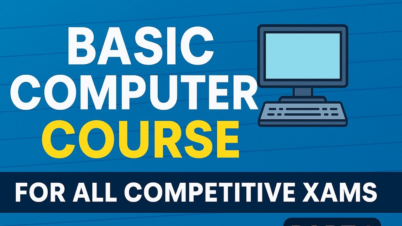Basic Computer Course | Part 1 | For All Competitive Exams ...