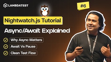 NightwatchJS-zelfstudie: beheers Async/Await voor schone en betrouwbare E2E-tests