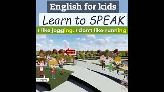 I like jogging. I don't like running | Do it and Speak English | All Topics |Actions/Video 2 #shorts screenshot 1