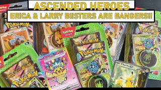 HUGE PULLS! Opening New Ascended Heroes Larry & Erika 2-Pack Blisters!