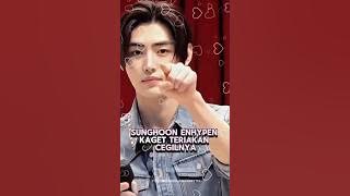 Sunghoon Enhypen kaget teriakan cegilnya #kpop #shorts #fyp
