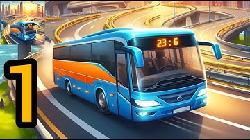 City Bus Racing Simulator Gameplay Walkthrough Part 1 - Bus Simulator - L Game Channel - Android,ios
