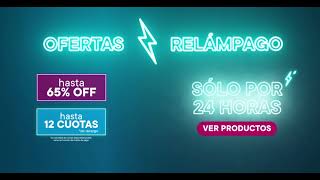 Aprovecha Nuestras Ofertas Relámpago Con Hasta 65% De Descuento