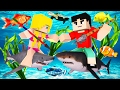 Minecraft RAFT - SHARK EATS ANOTHER SHARK?! (Raft Attack)