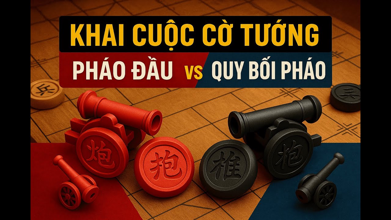 Khai Cuộc Cờ Tường - Pháo Đầu Đối Quy Bối Pháo - Cách Tránh Sai Lầm Chí Mạng! #xiangqi #cotuong
