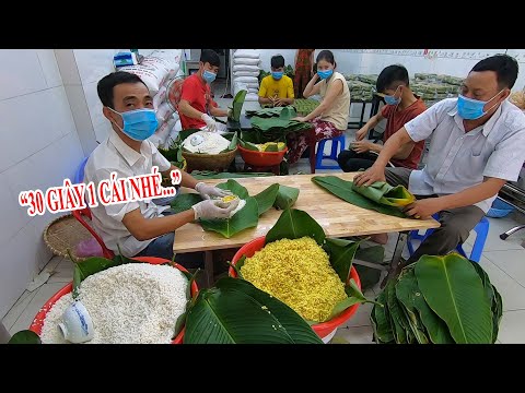 Video Cách gói Bánh Chưng chuẩn Vị Bắc không cần khuôn Siêu... - youtube