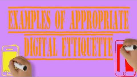 Digital Etiquette