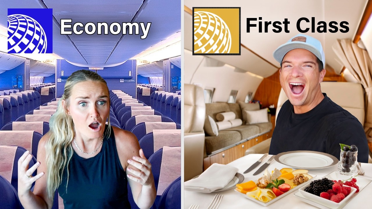 🤯 MIND BLOWING DIFFERENCE BETWEEN UNITED POLARIS FIRST CLASS SEATS AND UNITED ECONOMY SEATS 👑💺