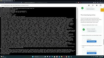 [100% Solved] Using Logs to Help You Track Down an Issue in Linux by Coursera