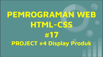 Materi Pemrograman Web html css bagian 17#Display Produk