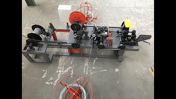 New design! Good security barbed wire machine