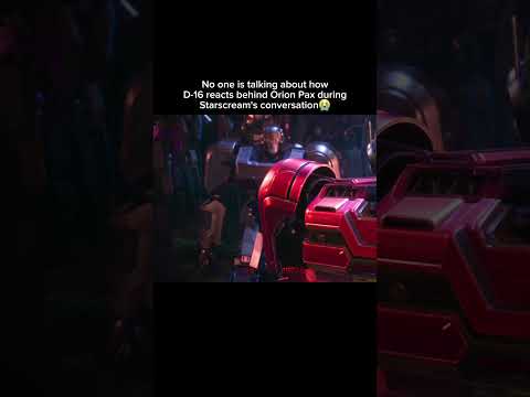 D 16 Reacts Behind Orion Pax During Starscream S Conversation Transformersone D16 Starscream 