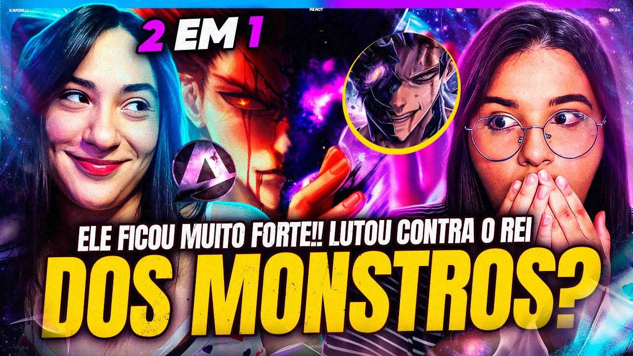 (2 EM 1) Garou (One Punch Man) | Cosmic Monster | AniRap‬ & Adrenalina | Garou | MS - KARINLU REACT