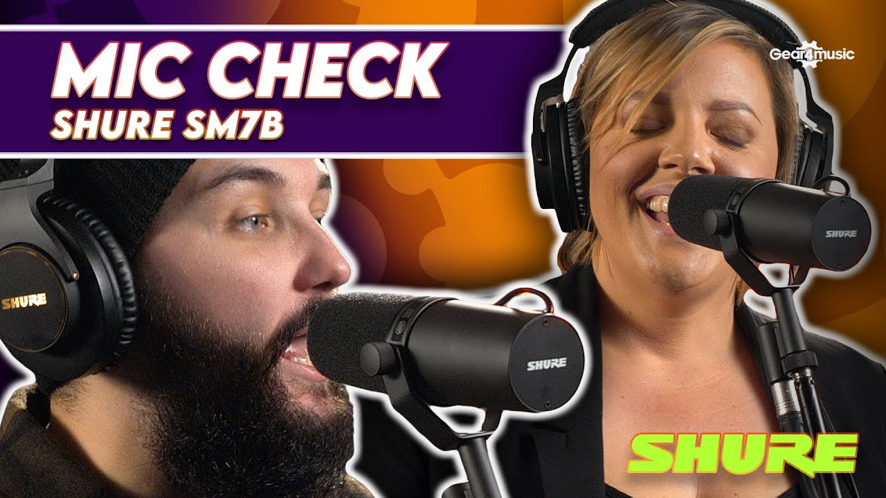MIC CHECK | Shure SM7B Dynamic Studio Microphone | Gear4music