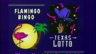 Texas Lottery 10pm draw on KXII 1993