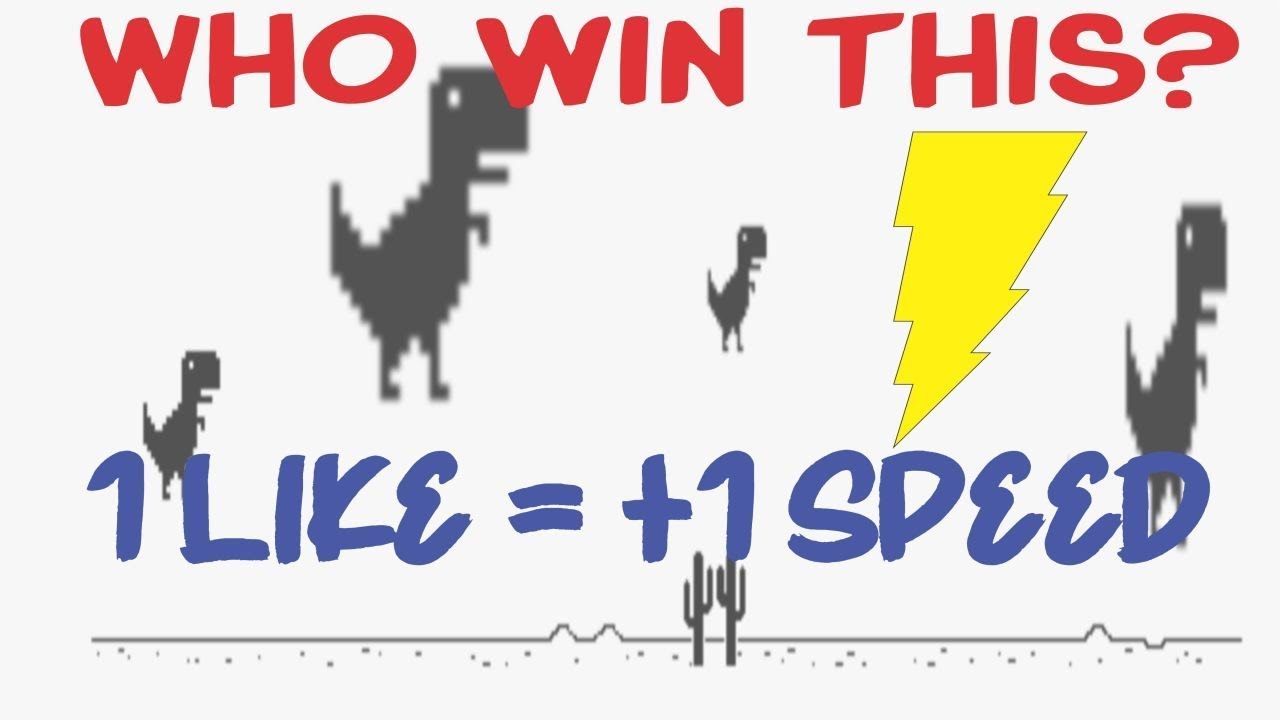 Playing Chrome Dinosaur Game FOR 1 YEAR (World Record) - YouTube