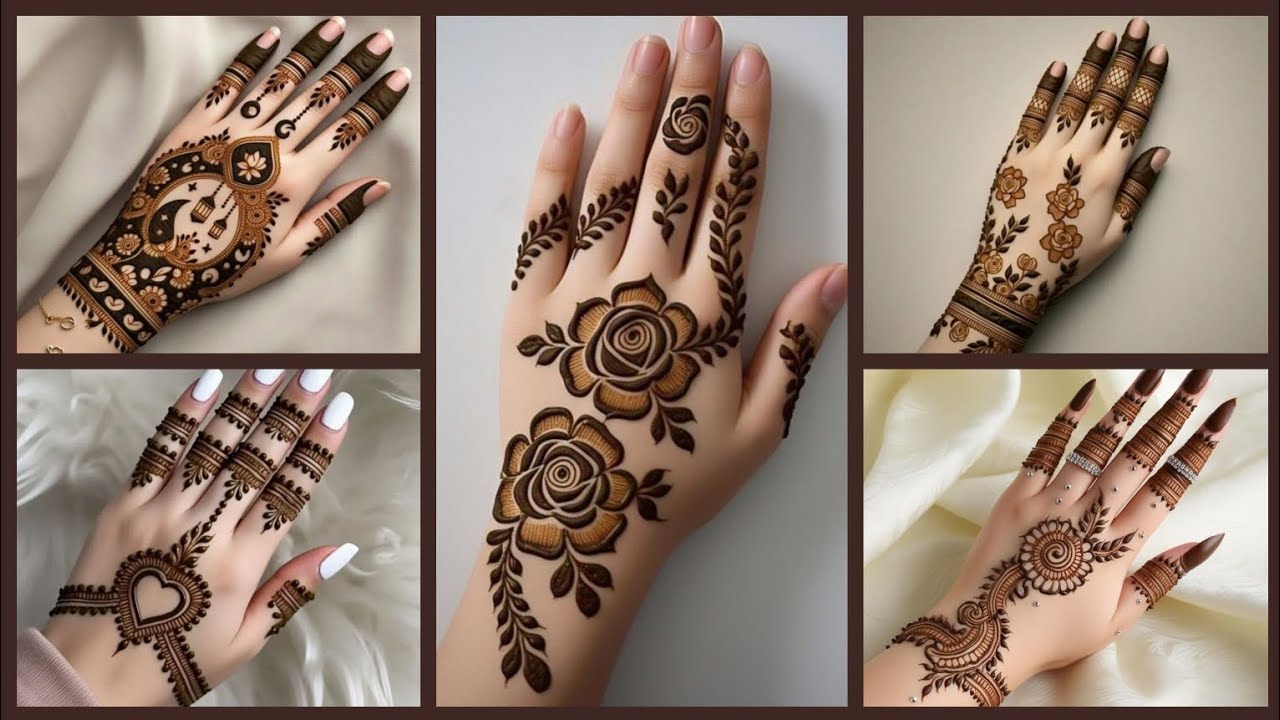 Wow😱😱😱😱 Most beautiful simple style mehendi designs for party wear unique style Henna designs #2025