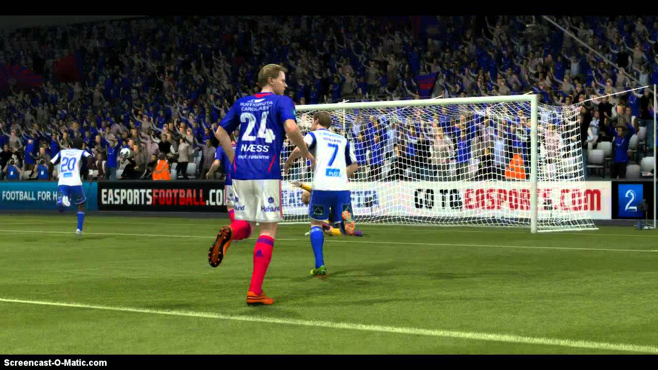 FIFA 13 MAGNUS WOLFF EIKREM GREAT SCORPION KICK GOAL