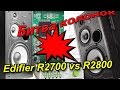 Эпическая битва колонок. Edifier R2700 vs R2800