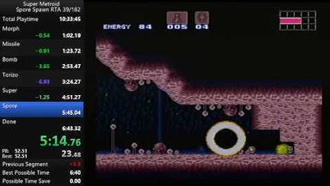 Super Metroid: Spore Spawn RTA in 6:44