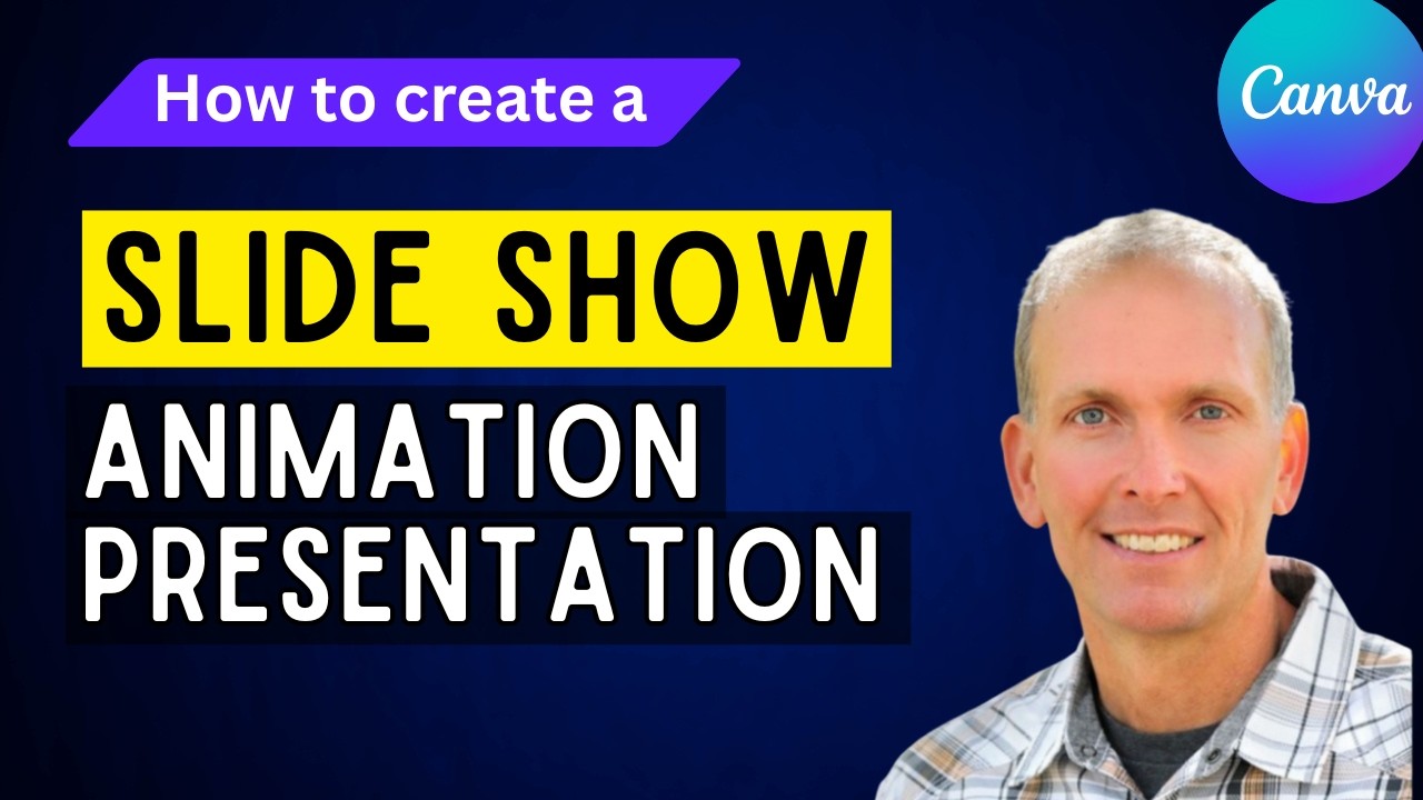 How to Create a Slideshow Animation Presentation in Canva - YouTube