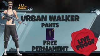 Get Urban Walker Pants Free & Permanent Pubg Mobile & Bgmi Metro Royale Chapter 7 Honor Rewards