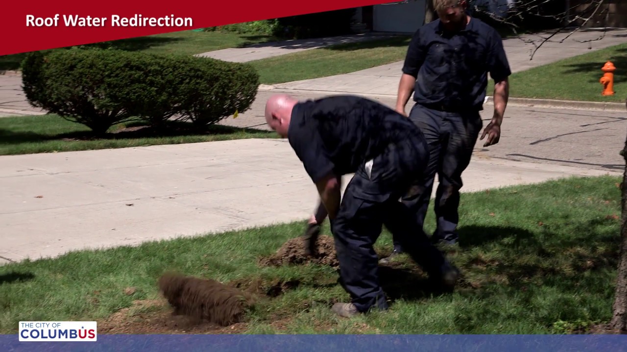 Blue Print Columbus: Roof Water Redirect