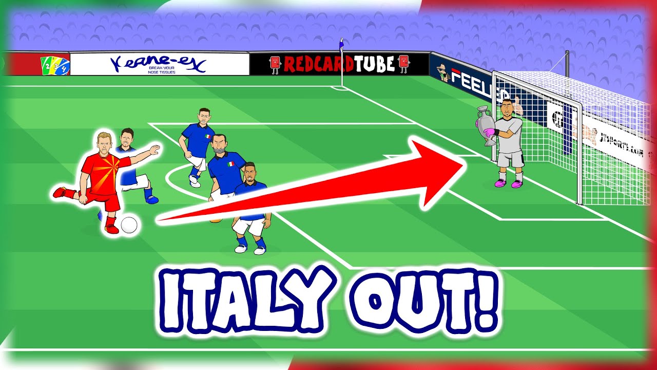 🤯ITALY ARE OUT OF THE WORLD CUP!🤯 Italy vs North Macedonia 0-1 (2022)