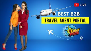 INDIA'S BEST B2B TRAVEL AGENT PORTAL FOR TRAVEL BUSINESS 2022 || GET LOW PRICES  FLIGHT | LIVE HINDI screenshot 2