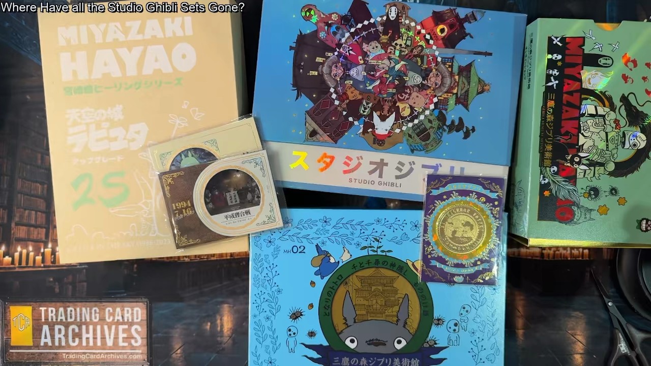 Out-of-Print Studio Ghibli #animecards Showcase! 🐈🚌 - YouTube