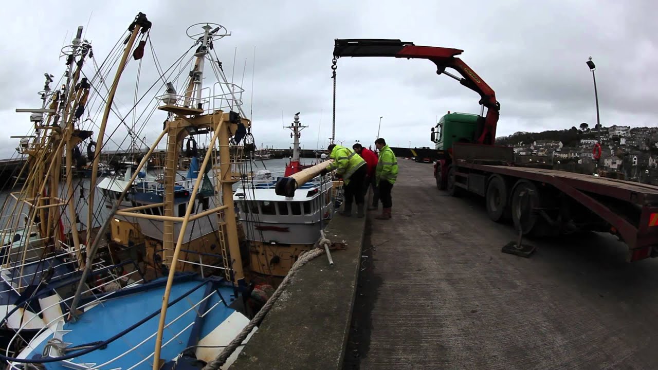 Newlyn Zeebrugge boat repair YouTube