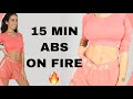 15 MIN ABS ON FIRE WORKOUT COMPLETE // At HOME | Caterina Falhi