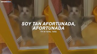 Lucky Twice  Lucky remix Sped Up sub Espaol  S  Im So Lucky Lucky