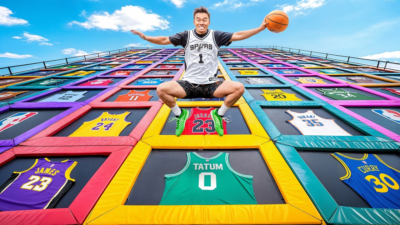 Jump on The Trampoline, Draft the NBA Player!
