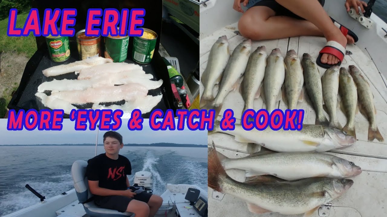 Lake Erie more walleyes & catch and cook! YouTube
