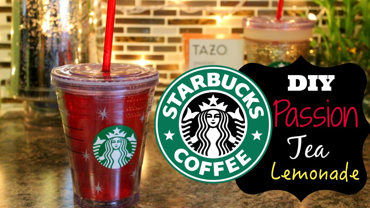 DIY Starbucks Passion Tea Lemonade