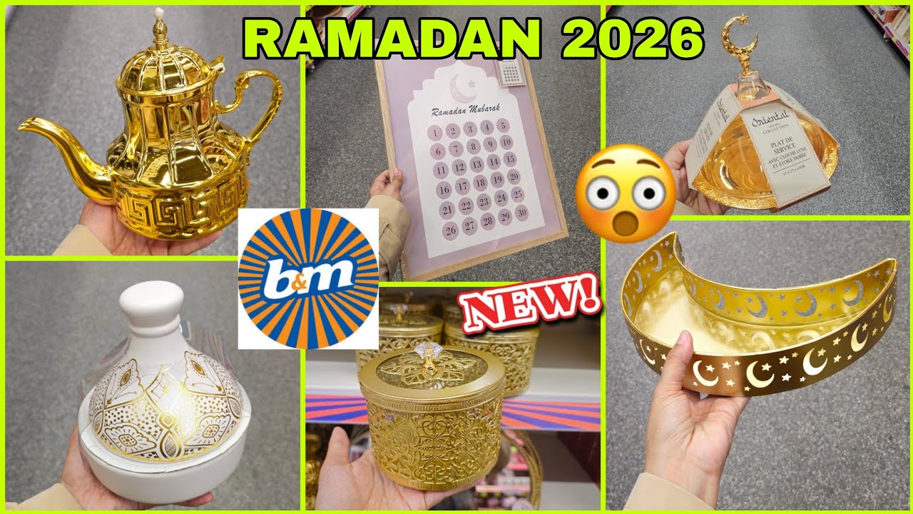 🌙🕌B&M SPÉCIAL RAMADAN 2026 VAISSELLE DÉCO 23.01.26 #b&m #ramadan2026 #ramadan #b&mramadan #vaisselle