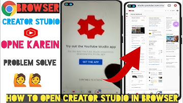 Chrome Broswer mein creator studio kaise open kare How to Open Creator Studio in chrome browser 2023