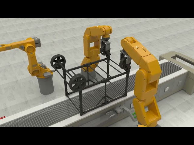 方體設計 - 兒童推車組裝流程3D動畫