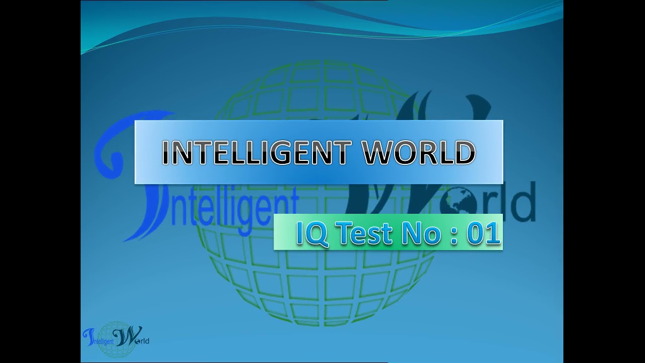 IQ Test : Question No 5.