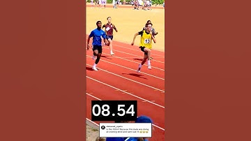 15 yr old jogs 10.68 100M 🤯🥺 #shorts