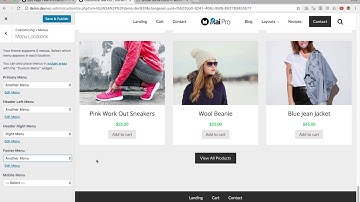 View All Of The Menu Locations In Genesis Mai Theme (v1 Classic Themes)