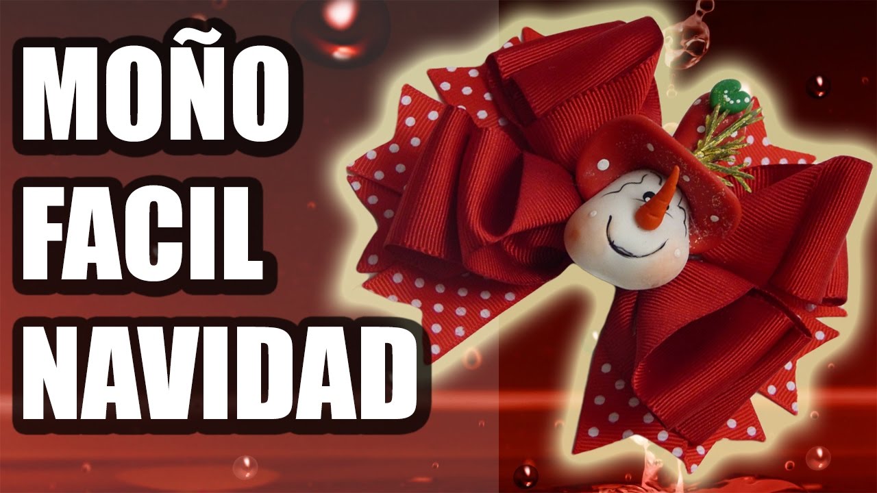 Tutorial De Moños Navideños Para El Cabello