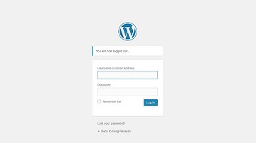 Get to WordPress Login Screen and Dashboard