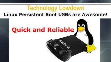 Persistent Linux Live USBs are Awesome!