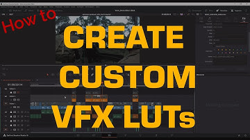 How to Create Custom VFX LUTs - Professional VFX Workflow Pt. 3.1