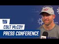 Colt McCoy Ready If Injured Daniel Jones Can't Play | New York Giants